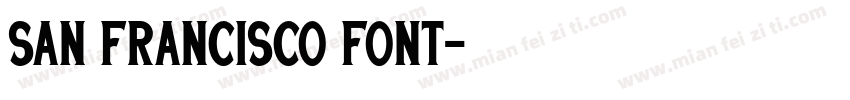 San Francisco Font字体转换